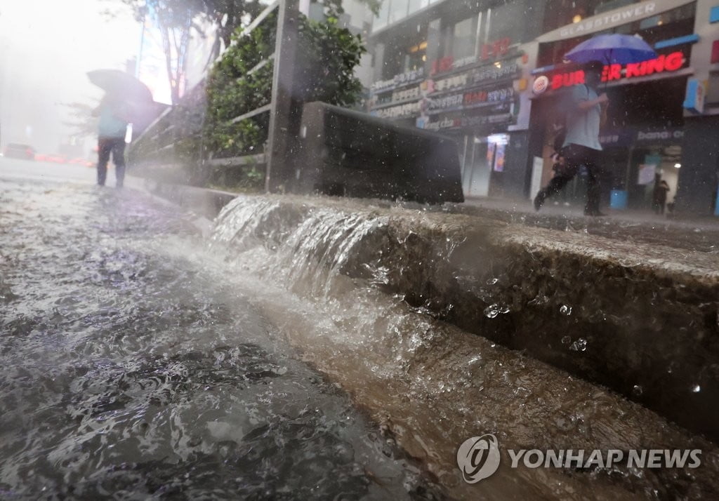 폭우에 전신주 쓰러져…도봉구 2,123가구 정전