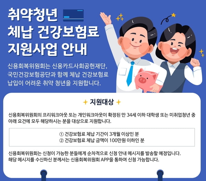 "취약청년 체납 건강보험료 지원"…신용카드재단, 사회공헌 실시