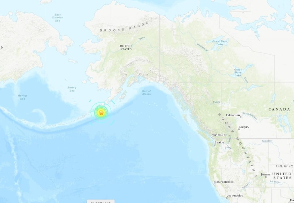 美 알래스카 인근 바다서 7.3 강진…쓰나미 경보