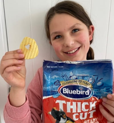 뉴질랜드 10살 소녀, 하트 모양 감자칩으로 1600만원을...