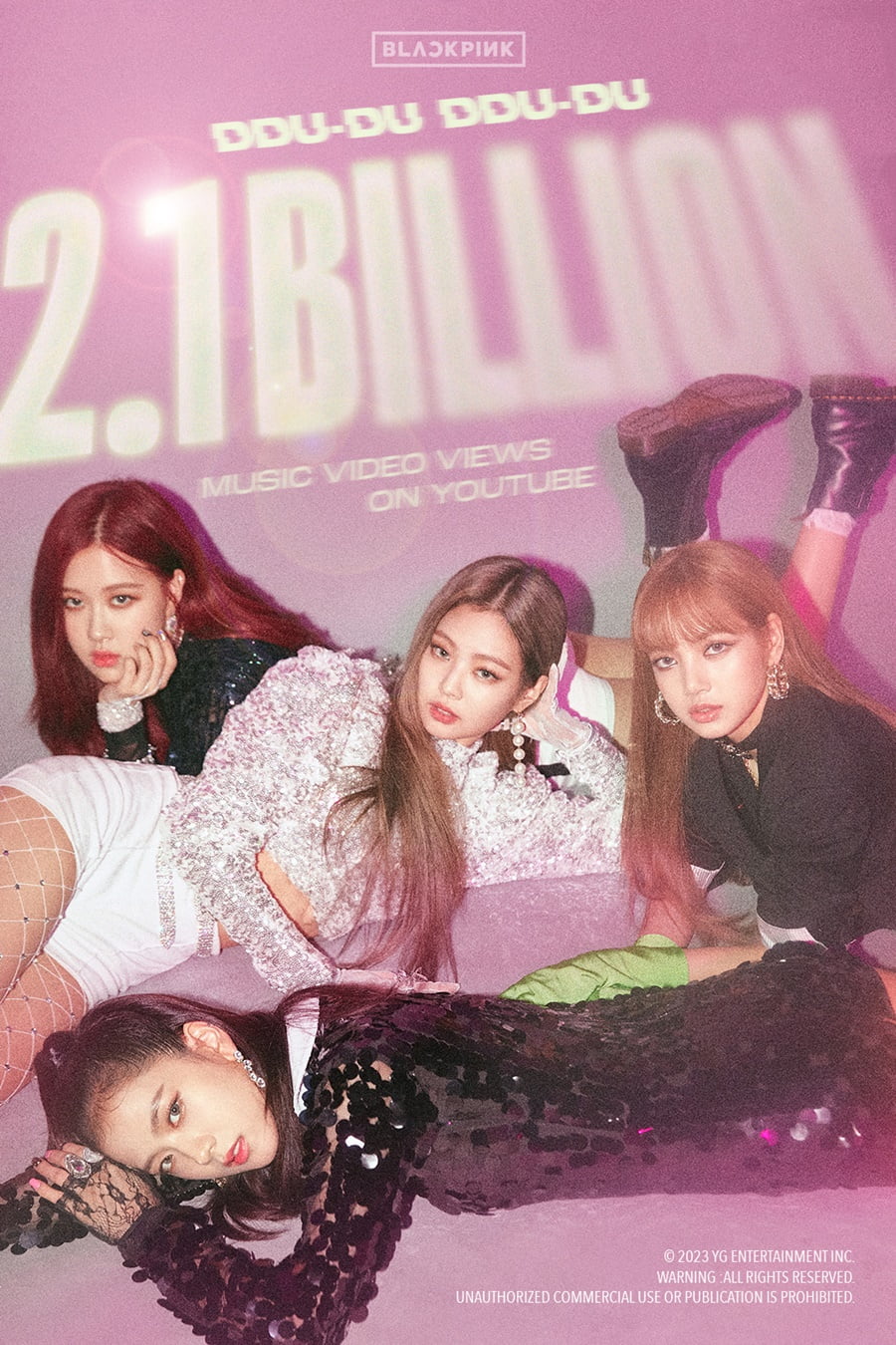 Girl group BLACKPINK's 'DDU-DU DDU-DU' music video surpasses 2.1 billion views