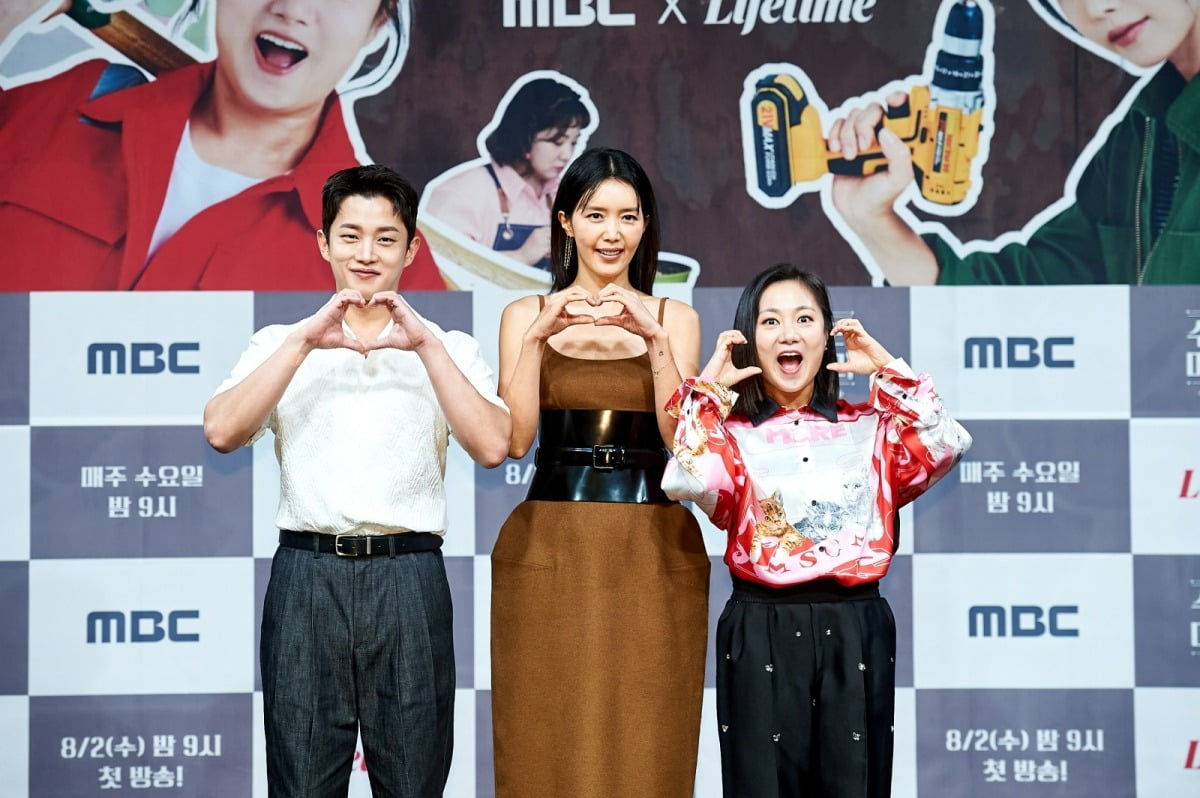 김민석, 채정안, 박나래./사진제공=MBC