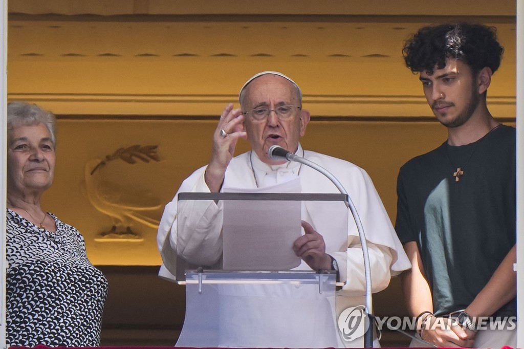 교황, 한국 오송 참사 희생자 애도…기후변화 대응 촉구