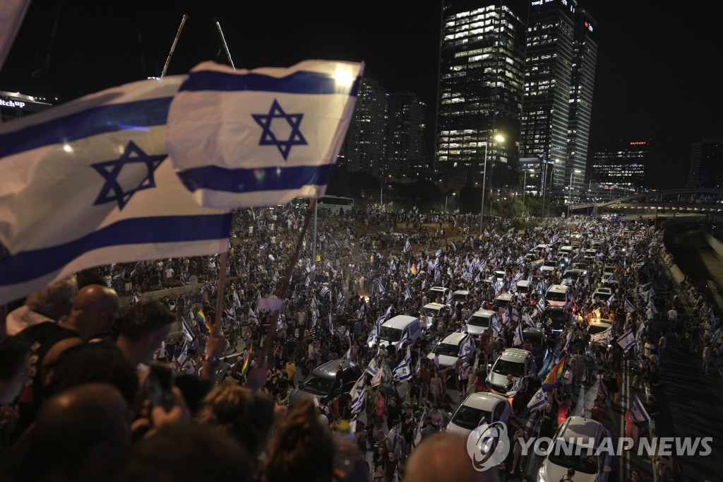 서방, '이스라엘 사법부 무력화' 입법에 반발…美 "유감"(종합)