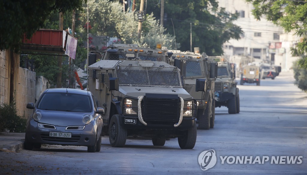 이스라엘군, 드론·지상군 동원 서안서 대규모 작전…4명 사망