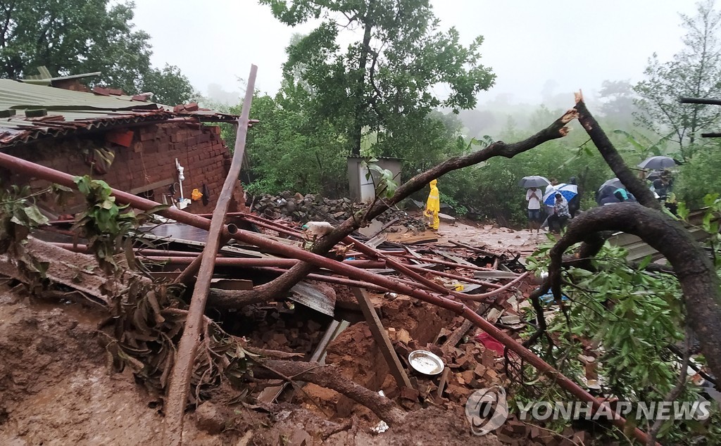 인도에 또 폭우·산사태 재앙…최소 20명 사망·100여명 실종