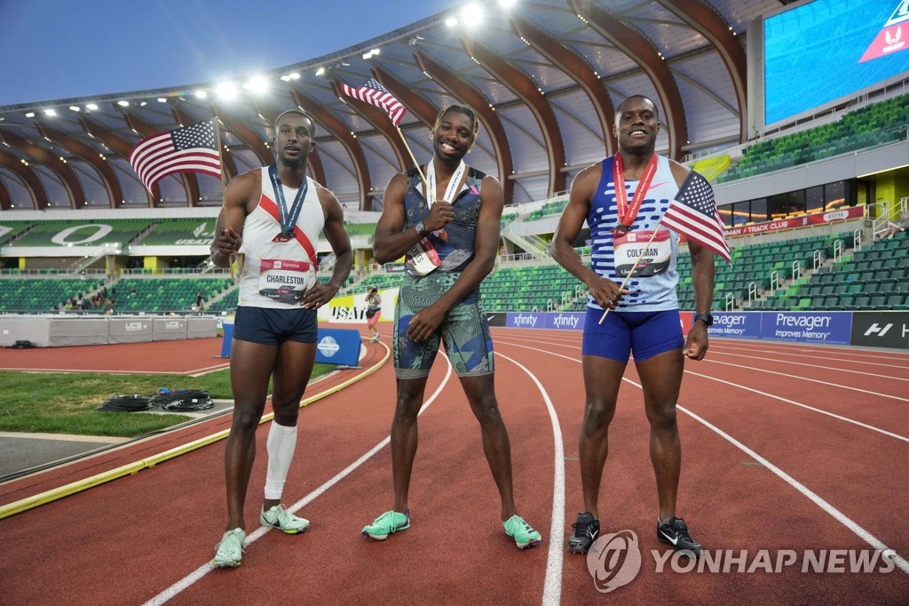 리처드슨, 미국 대표선발전 100ｍ 우승…세계선수권 출전권 획득