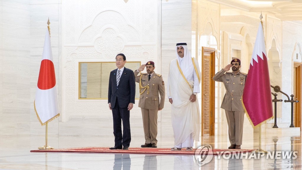 日기시다, 카타르 끝으로 중동 순방 마무리…"자원 외교 강화"(종합)