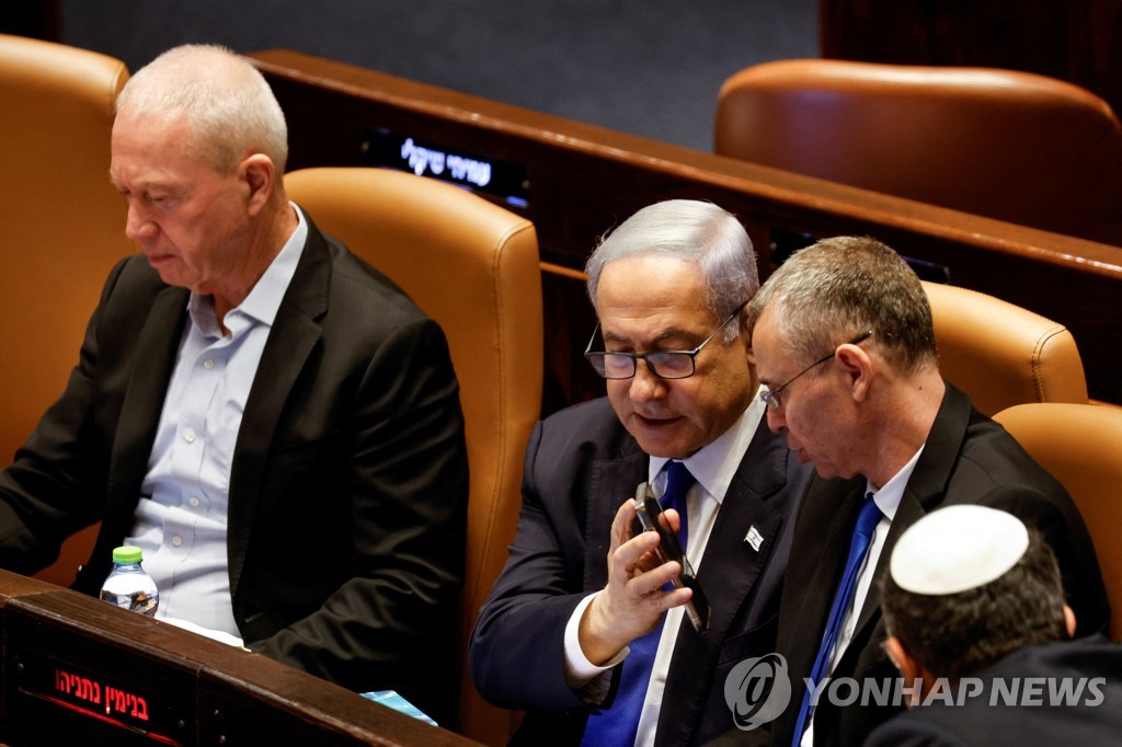 이스라엘 '사법부 무력화' 첫 법안 가결…야당 등 반발(종합2보)