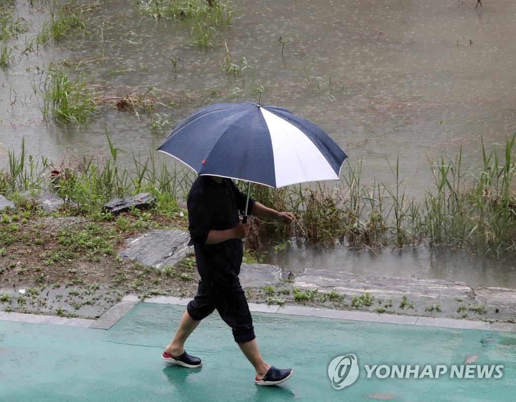 대전·충남 남부 오전까지 30㎜ 내외 강한 비…내일까지 비온다