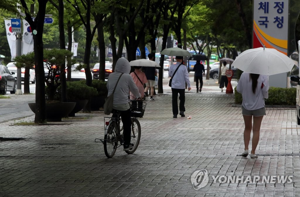 대전·세종·충남 흐리고 가끔 비…내일까지 20∼80㎜