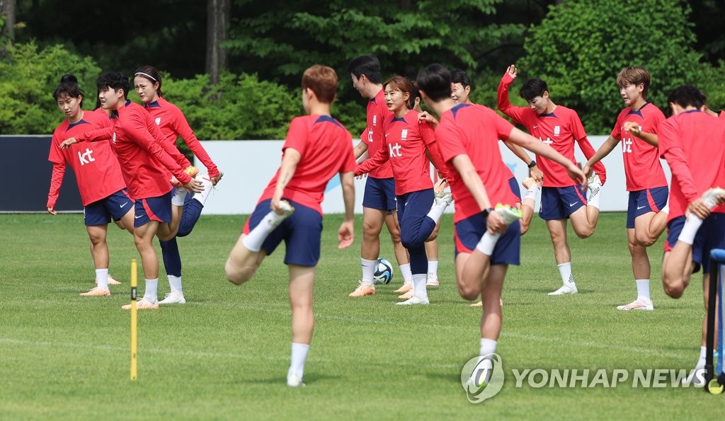 고강도 훈련 견딘 여자 축구대표팀, 내일 월드컵 최종 23인 발표