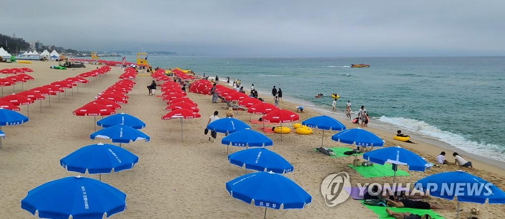 '궂은 날씨' 예보에 동해안 해수욕장 울상…전년보다 24.6% 감소