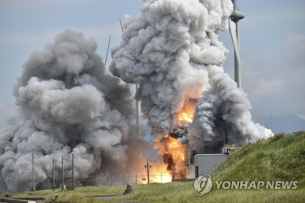 일본 우주전략에 또 악재…소형로켓 엔진 연소시험 중 폭발