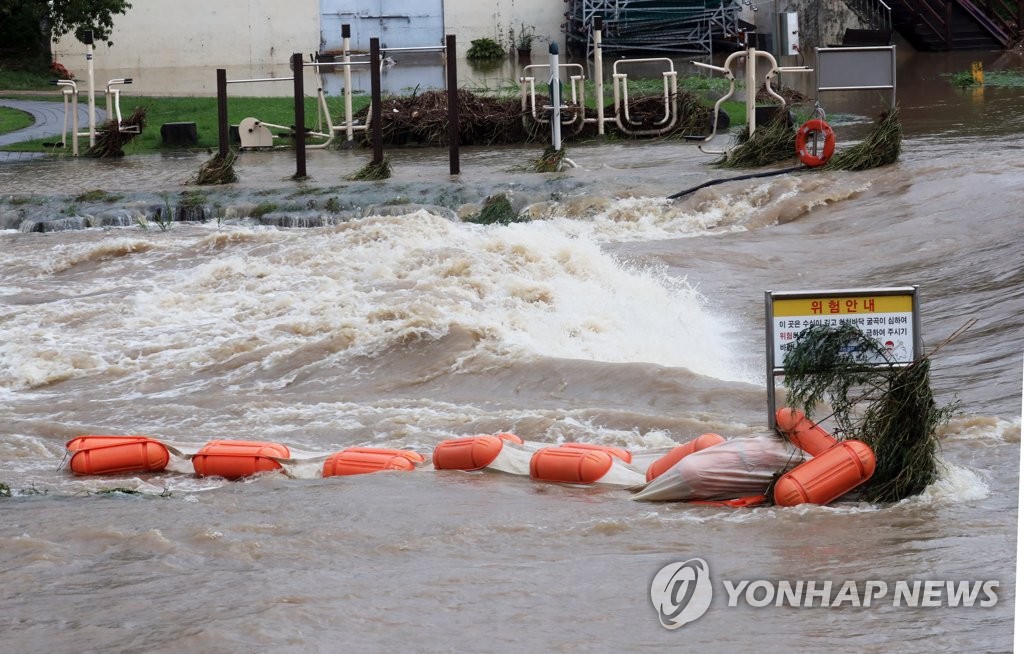 호우에 전국 13개 시도 882명 일시대피…인명피해 9명