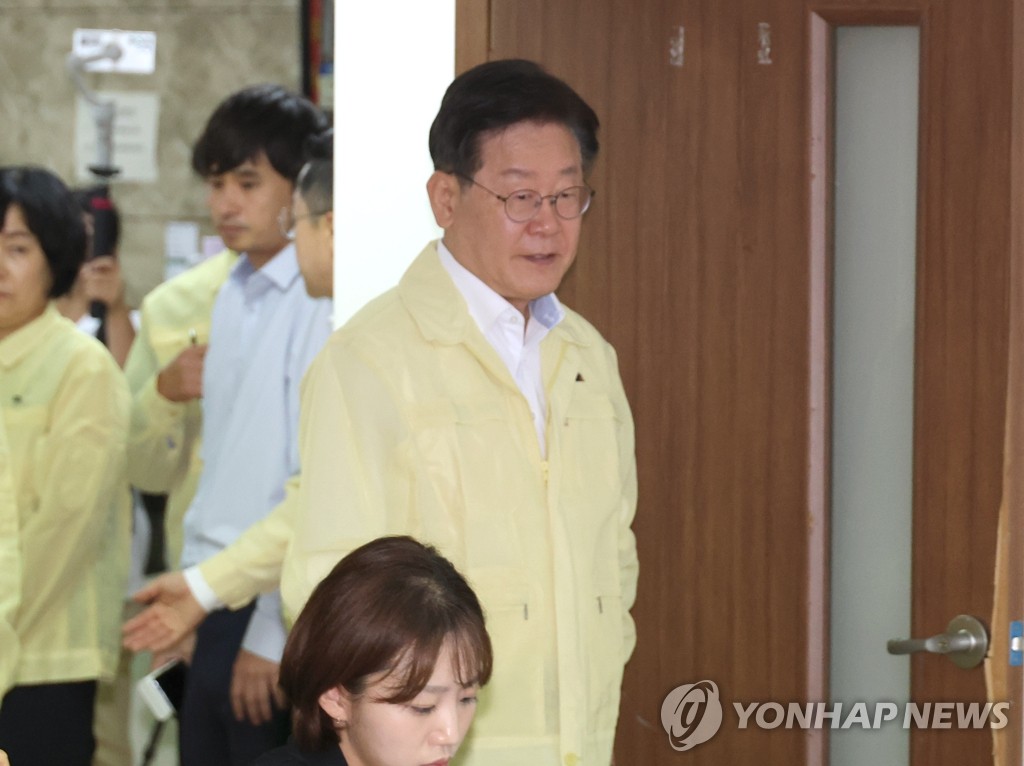 野, 보수텃밭 경북서 정부 수해대응 맹폭…"사실상 무정부 상태"