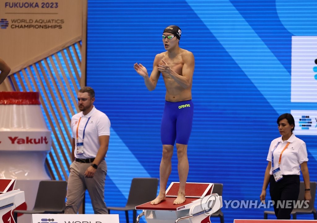 예선부터 개인기록 1초 이상 앞당긴 김우민 "자신 있었다"