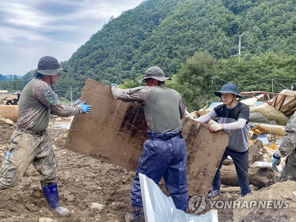 전국서 호우 피해 잇따라…실종자 수색·수해복구 작업도 계속