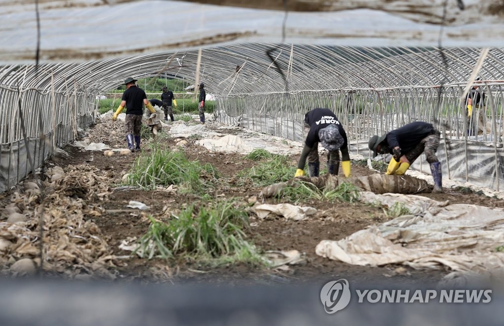 호우 시설피해 1만2천356건…응급복구율 75% 넘어(종합2보)