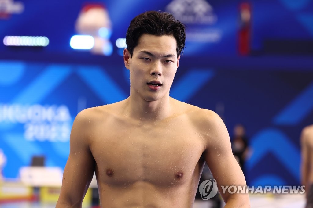 '세계 6위' 우뚝 선 이호준 "오늘 한국 수영에 좋은 일 많네요"