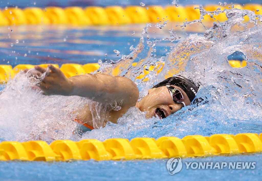 이주호, 배영 200ｍ 3회 연속 준결승 진출…예선 공동 10위(종합)