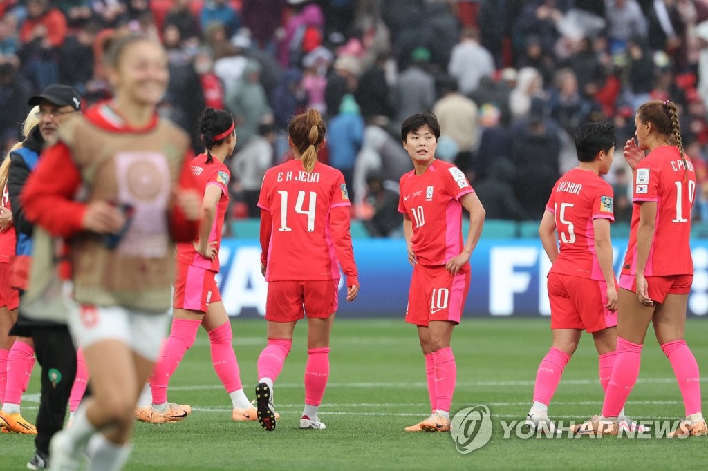 [여자월드컵] 개막 전 8강 목표…현실은 세계 72위 모로코에도 '충격패'(종합)