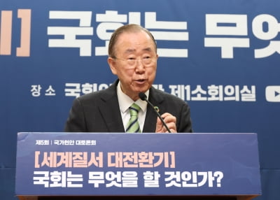 반기문 "IAEA 총장 입국 반대 시위, 부끄러운 일"