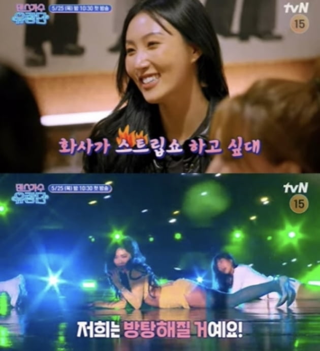 Hwasa's dream of a striptease