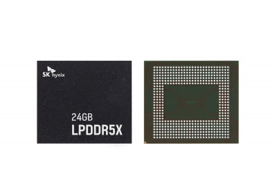 SK하이닉스, 현존 최고 용량 'LPDDR5X D램' 양산