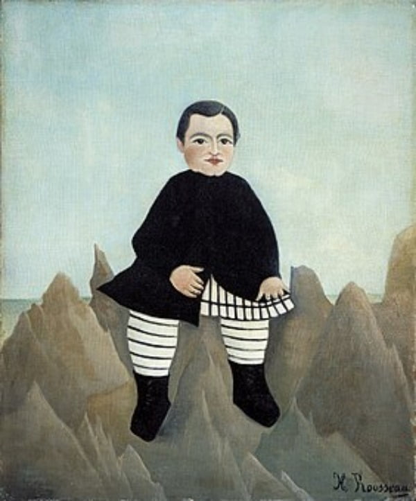 '바위 위의 소년'(1895~1897). /워싱턴 내셔널갤러리 소장
