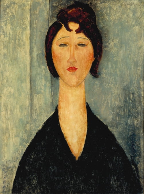 '젊은 여성의 초상'(1918). /뉴올리언스 뮤지엄 소장