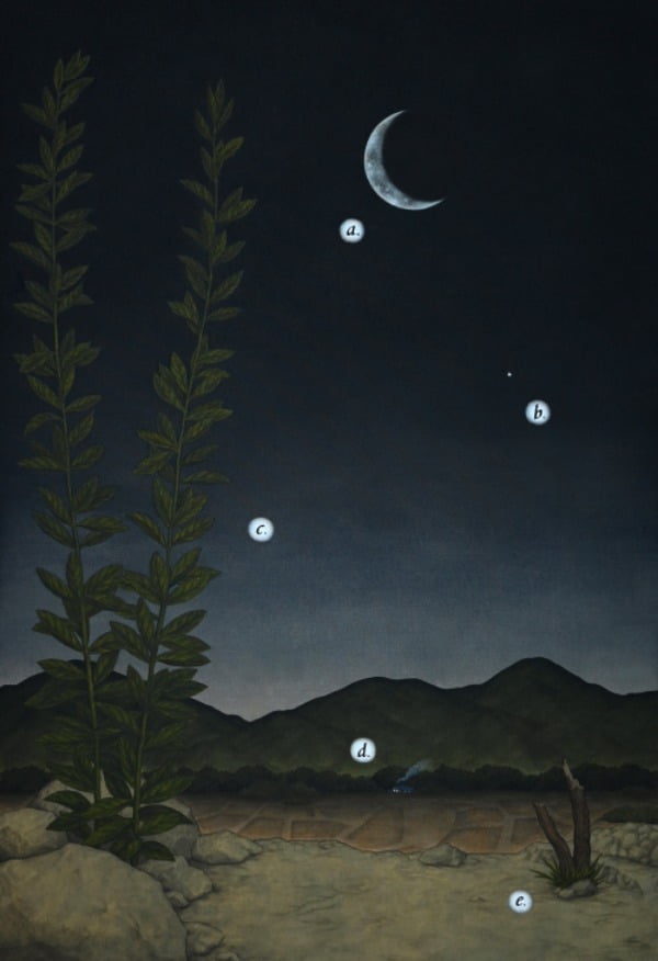 'The night sky'.