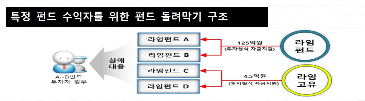 "라임펀드, 특정 국회의원과 기업에 먼저 돈 돌려줬다"