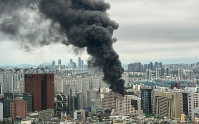 [속보] 서울 강남 역삼동 호텔 옥상서 큰 불