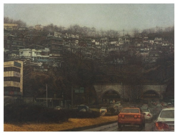 더 이상 거기에 없는 풍경, The Landscape that is no more There, Oil-on-canvas, 194-x-25