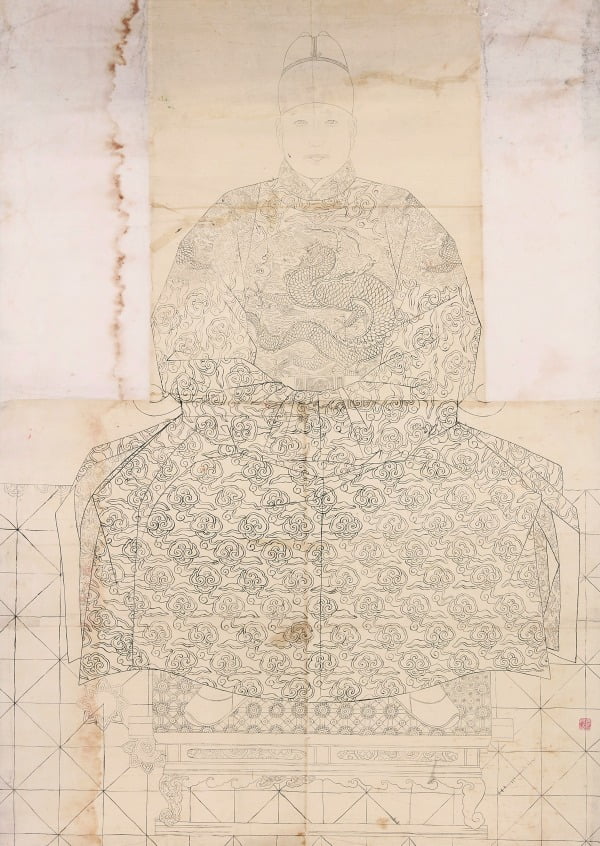 세조어진 초본, 이당 김은호 作, 1935, 186.5x131.8cm 국립고궁박물관 소장 