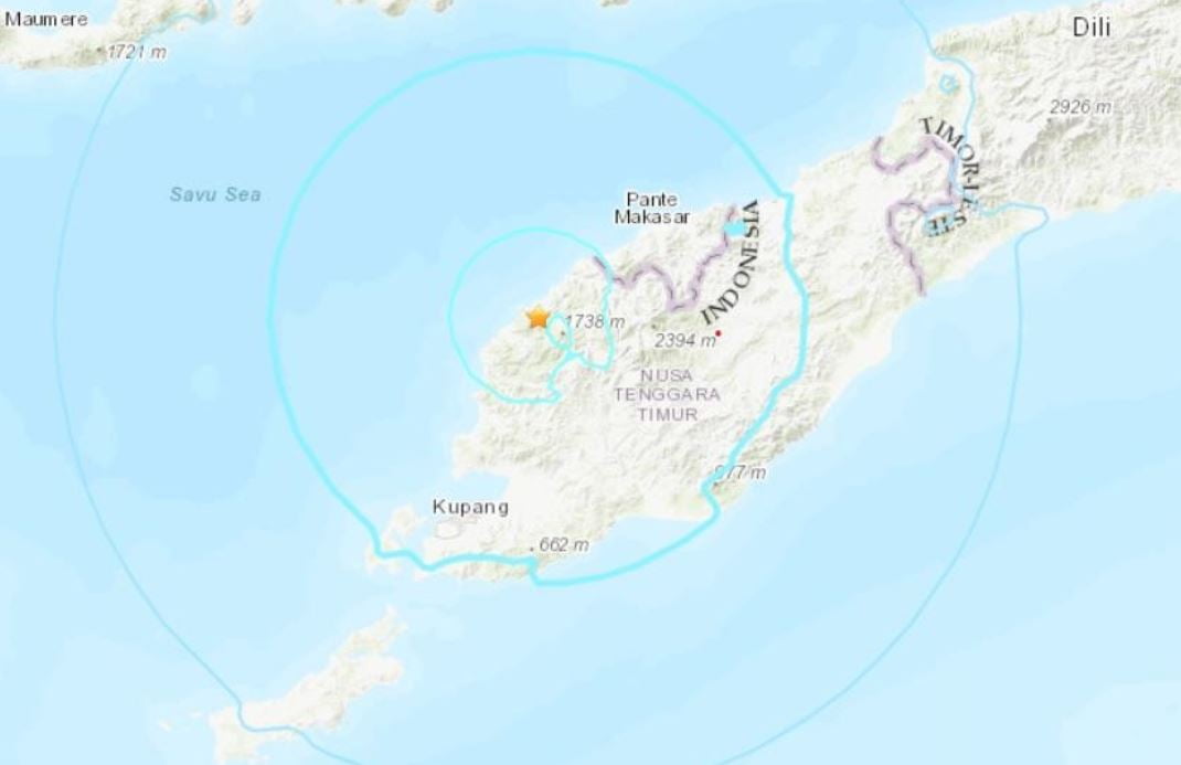 인도네시아 티모르섬 규모 5.4 지진. /사진=연합뉴스 
