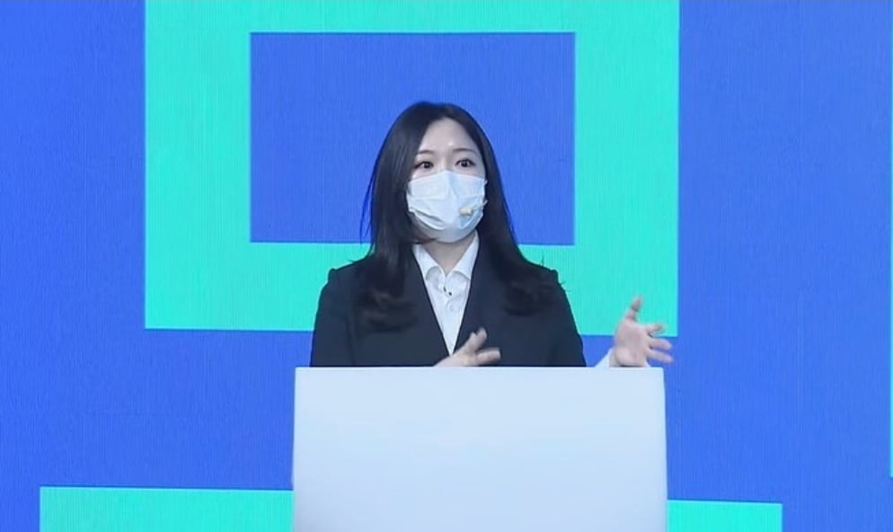 서울디자인재단 데모데이 무대에 오른 김지연 대표