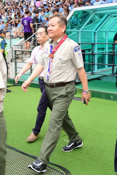 [포토] 폐영식 참석하는 이상민 행정안전부 장관