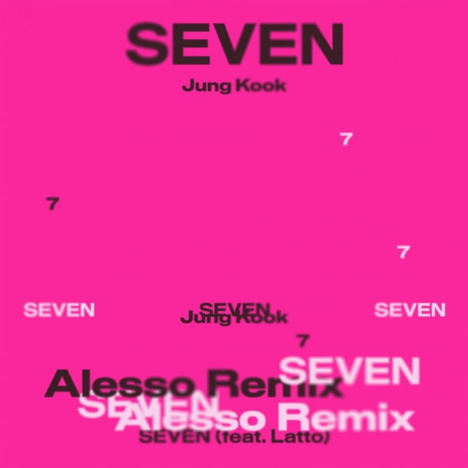 방탄소년단 정국, 25일 ‘Seven (feat. Latto) - Alesso Remix’ 공개…프로그레시브 하우스 장르로 재해석