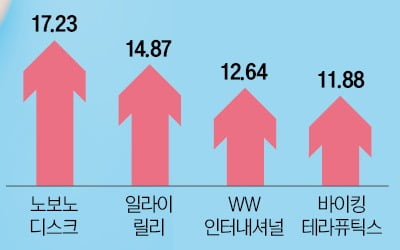 비만치료제 약발…릴리·노보노디스크 날았다