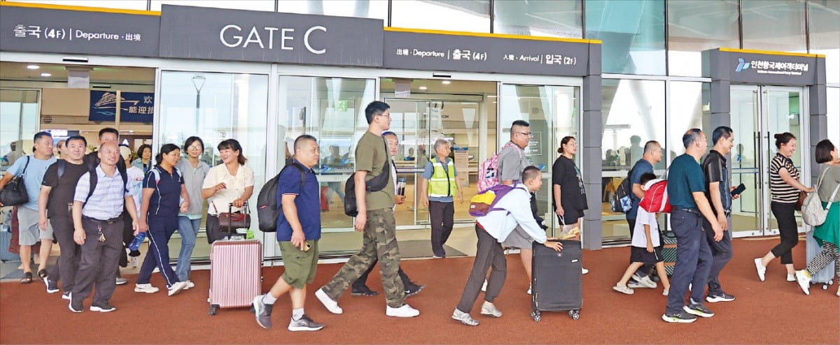 [포토] 인천항 통해 입국하는 ‘유커’