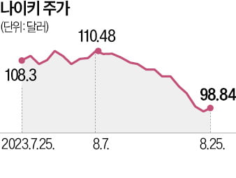 "美·中 소비자 지갑 닫아"…뒤로 달린 나이키