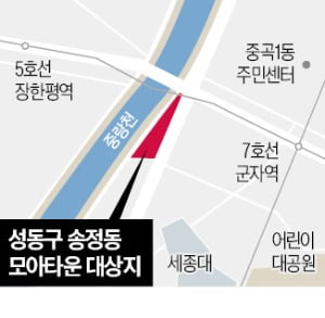 성동구 송정동 등 '모아타운'으로 개발