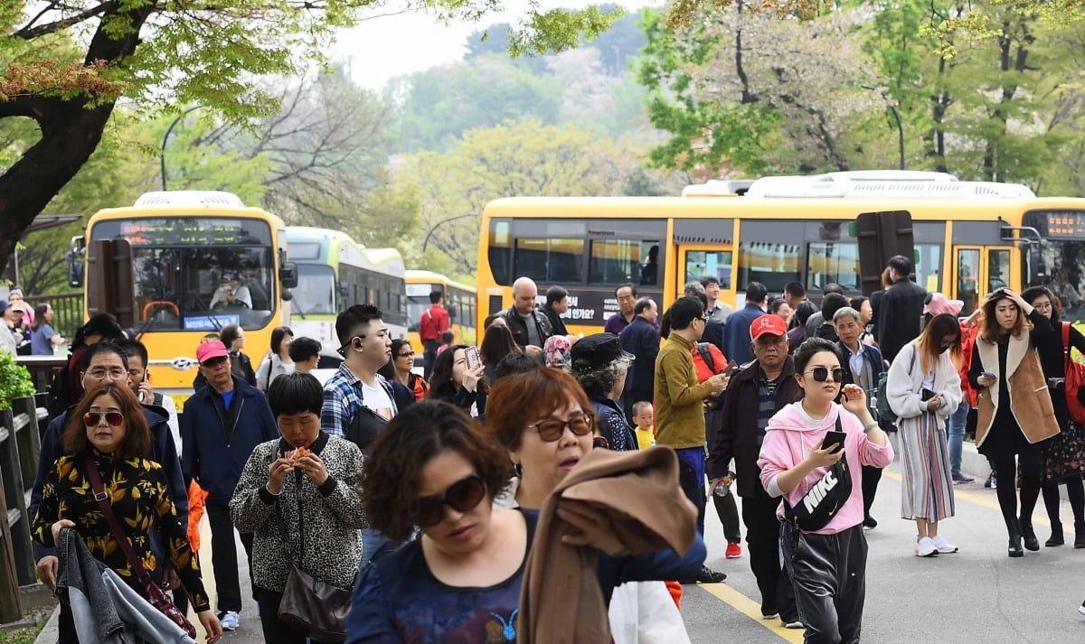 한국을 찾은 중국인 관광객들.  사진=연합뉴스