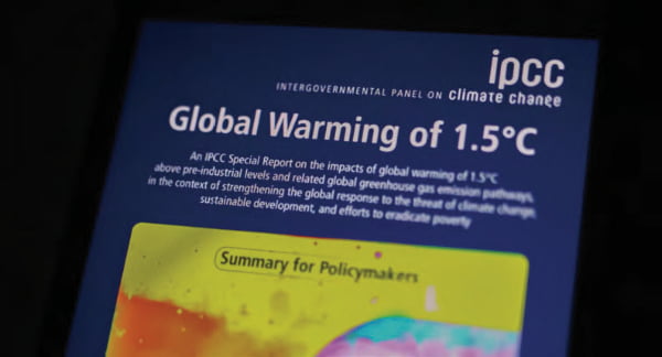 IPCC 보고서에 따르면 올 6월 지구 평균기온이 최초로 산업화 이전보다 1.5℃ 넘게 올랐다.