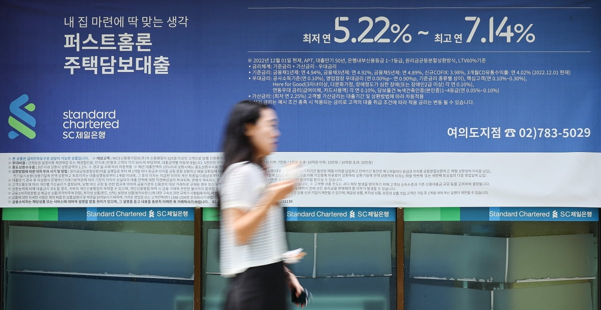 주택담보대출(주담대) 금리는 5월 4.21%에서 6월 4.26%로 오른 데 이어 7월 4.28%로 다시 0.02%포인트 올랐다. /연합뉴스