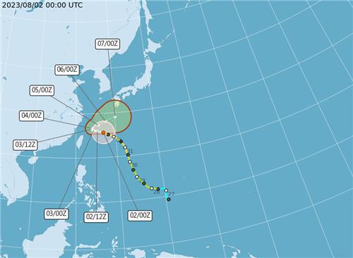 태풍 카눈, 일본 남쪽 향하나…무더위 심화시킬 듯