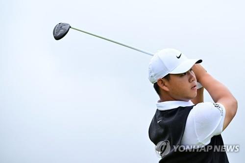 발목 치료 중 김주형 "PGA 투어 플레이오프 첫 경기 출전 기대"