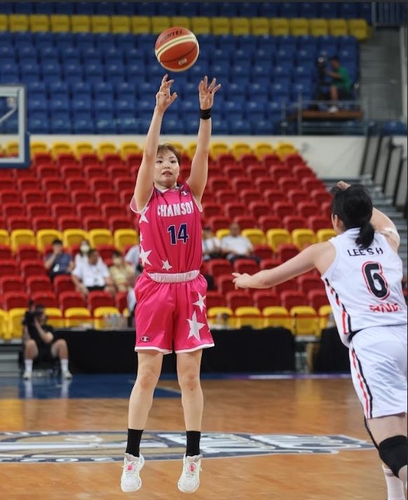 여자농구 BNK, 존스컵서 일본 샹송화장품에 73-98 패(종합)